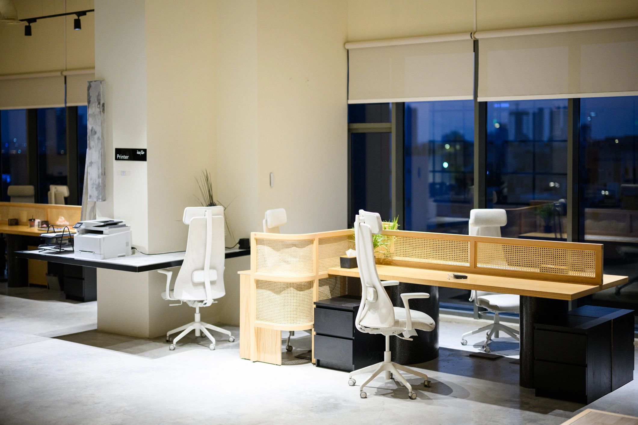 Modern office interior representing editorial and publishing infrastructure